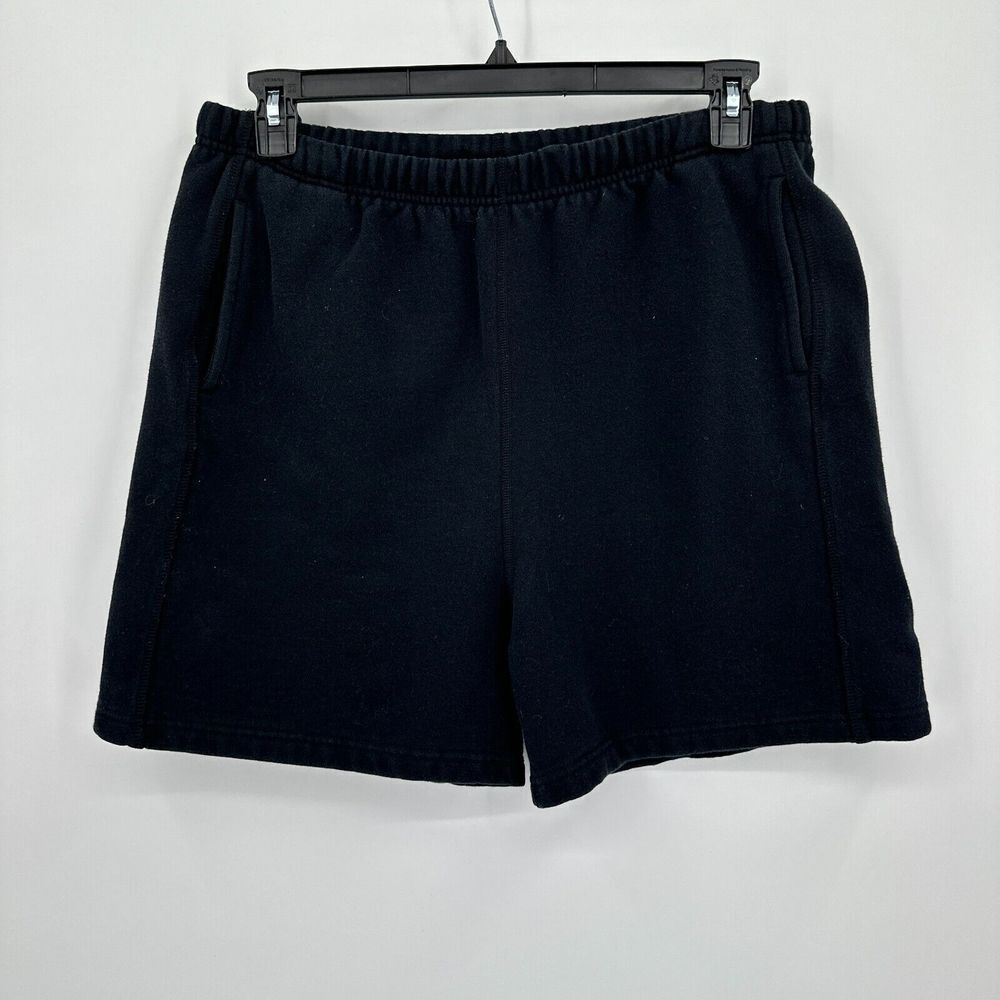 Denver‎ Hayes Don't Sweat It Shorts Mens L Black Fleece Training Activewear
